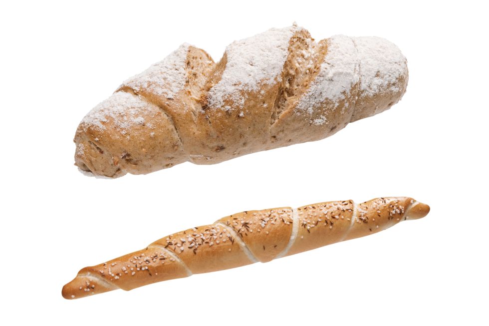 RONDO Gewickelte Brote und Brötchen Salzstange Kornspitz